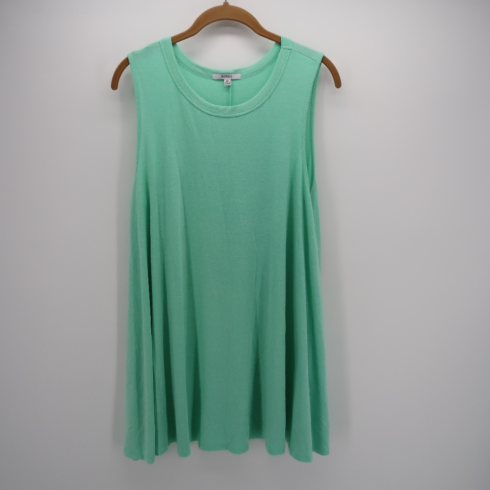 Acemi Green Sleeveless Tunic Tank Top Size Medium